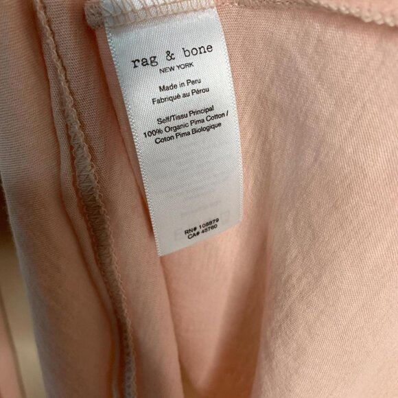 rag & bone Blush Long Sleeve Tee – Size M - Picture 7 of 8